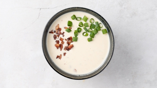 serowa na białym winie - propozycja podania