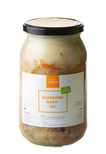 zupa ogórkowa w słoiki wegetariańska z kiszonych ogórków