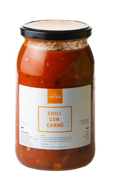 zupa w słoiku chili con carne meksykańska danie