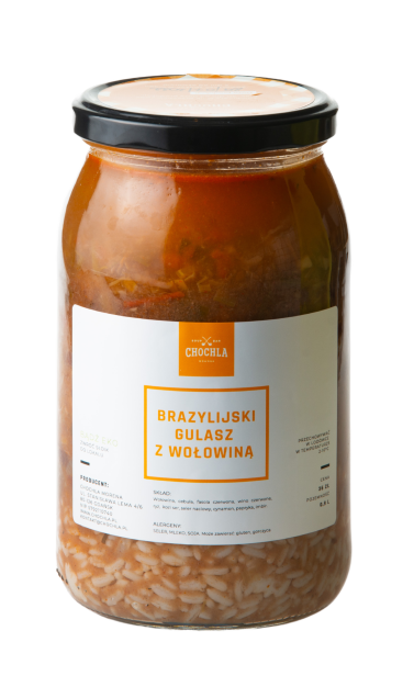 gulasz brazylisjki z wołowiną w słoiku