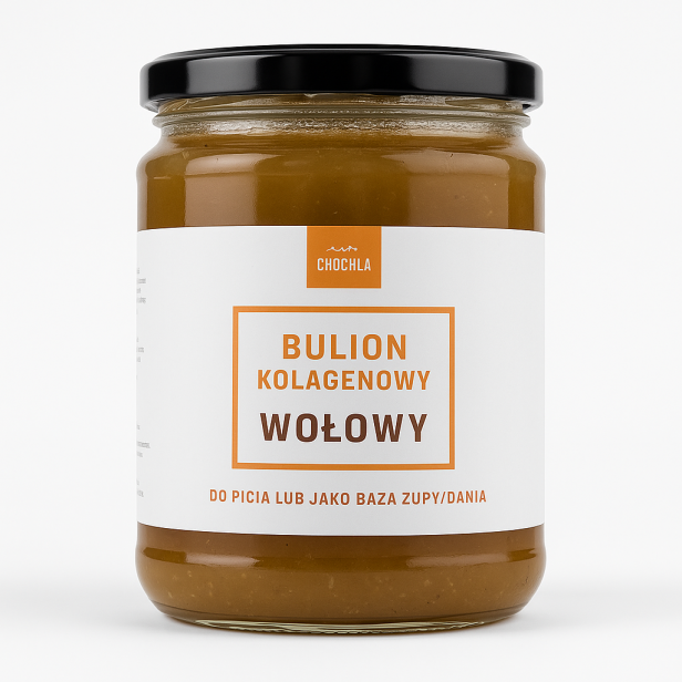 bulion wołowy ekologiczny w słoiku